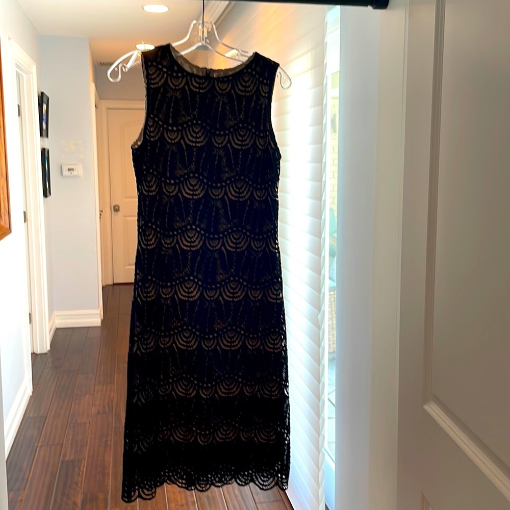 Black lace dress